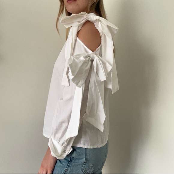 STORETS White Bow Top - Picture 2 of 11